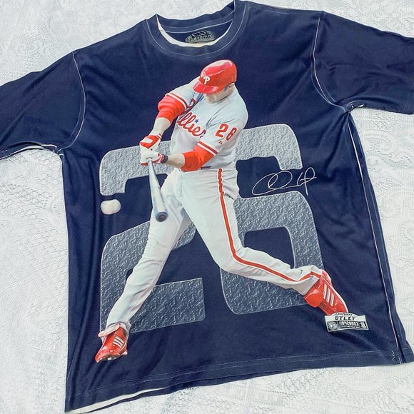 Utley Phillies MLB Philadelphia  Baseball Jersey Dancing On My Own #26 Go Phils! - Picture 1 of 7